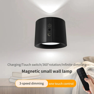 Led Double Head Wall Sconces light Touch Control Remote 360 Rotatable 3 Color Modes Wall Light