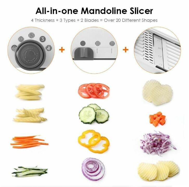 Multi-Purpose Vegetable & Fruit Mandoline Cutter