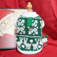 Autumn And Winter New Products Christmas Cat And Dog Clothes Plush Hoodie Clothes