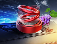 360° Rotating Solar Car Air Freshener with Magnetic Aroma Diffuser
