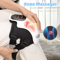 Intelligent Home Use Electric Rechargeable Pain Relief Infrared Laser Vibration Knee Massager