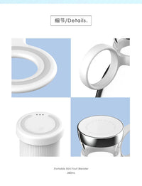 Electric Juicer Blender Usb Mini Fruit Mixers Juicers Fruit Extractors Food Milkshake