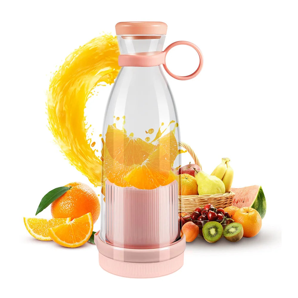 Mixers Fresh Fruit Juicers Blue/Pink Usb Portable Juice Bottle Mini Fast Electric Blender