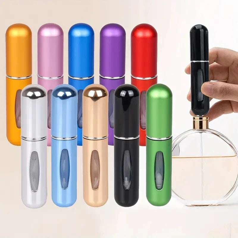 Aluminum Material Portable Mini Travel High-end Perfume Bottle