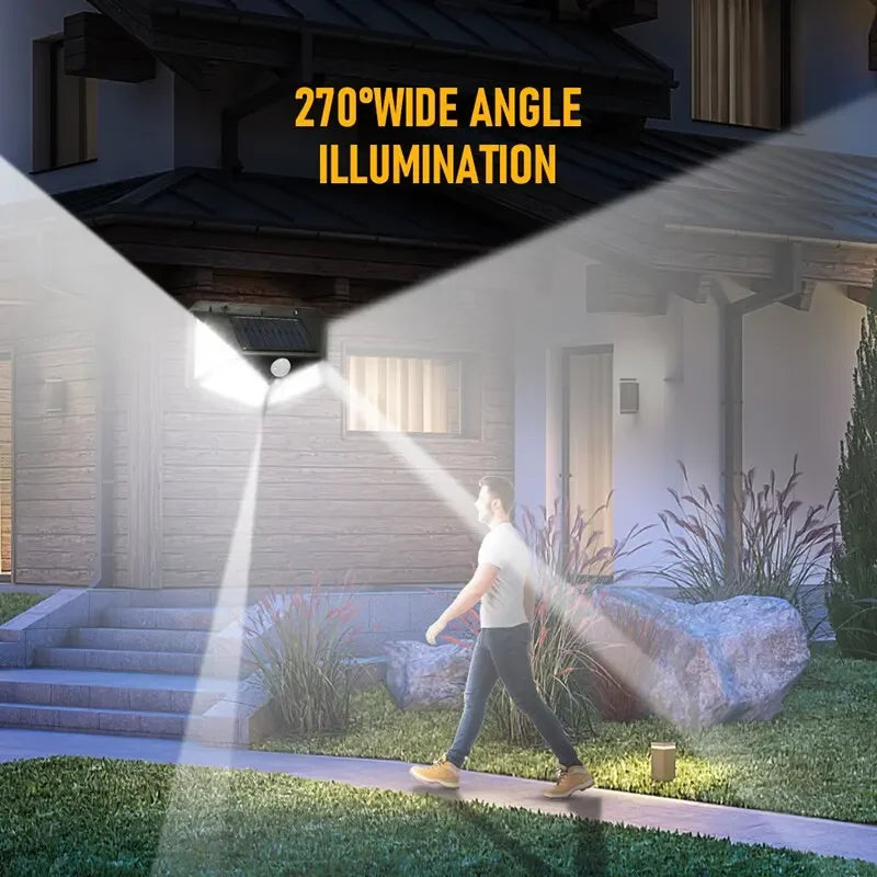 Waterproof Sunlight Solar Lamp External Solar Power Headlights House Led Lighting