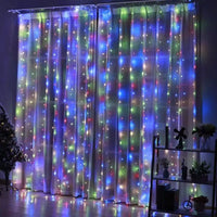 USB Power Curtain LED Light String Christmas Decoration for Hoem Bedroom