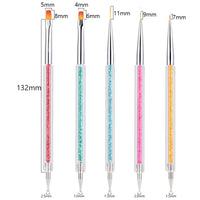 Nail Art Brush Design Tip Painting Drawing Carving Dotting Pen