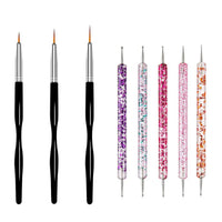 Nail Art Brush Design Tip Painting Drawing Carving Dotting Pen