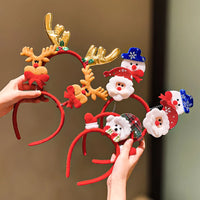 5-Pack Christmas Elements Hairband Set for Cute Girls