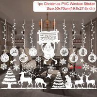 Christmas Window Sticker Merry Christmas Decorations For Home
