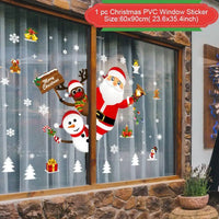Christmas Window Sticker Merry Christmas Decorations For Home