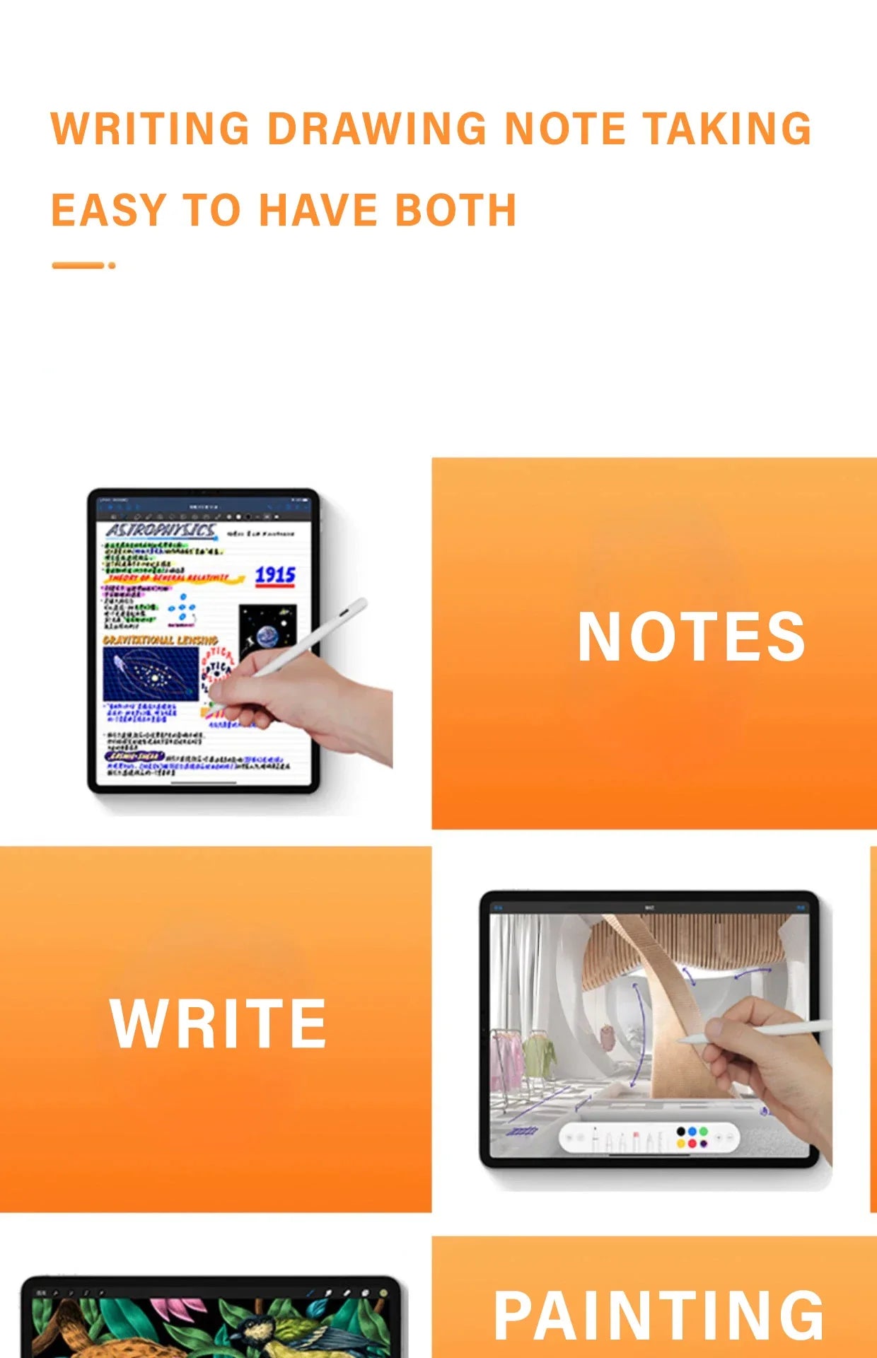 Universal Stylus Pen for Tablet Touch Pen for iPad Apple Pencil Mobile Phone