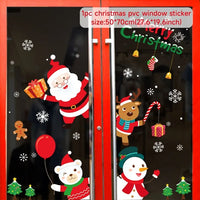 Christmas Window Sticker Merry Christmas Decorations For Home