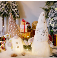 Glowing Gnome Christmas Faceless Doll 30cm Tree Decorations