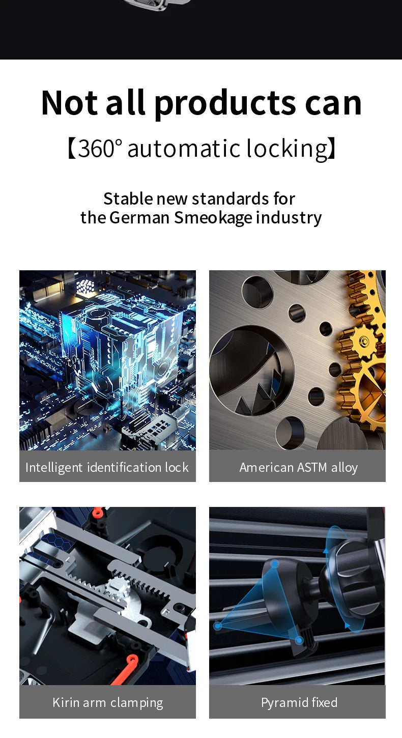 Magnetic Car Phone Holder  Wireless Fast Charger Infrared Induction Air Vent Bracket