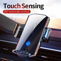 Magnetic Car Phone Holder  Wireless Fast Charger Infrared Induction Air Vent Bracket