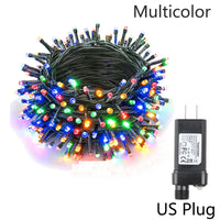 Outdoor LED String Fairy Lights Christmas Lights For Garland Wedding Party Holiday Garden Lamp Holiday Decor