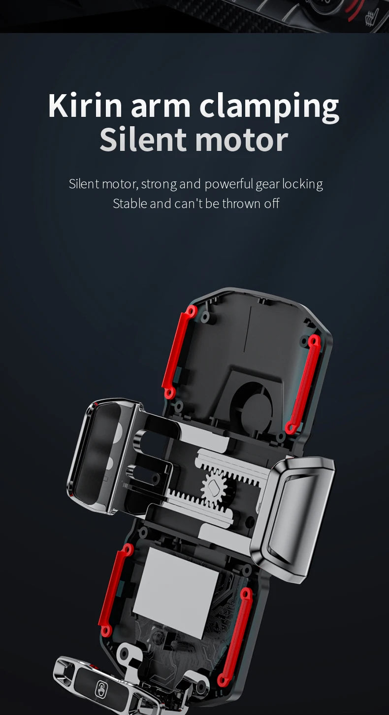 Magnetic Car Phone Holder  Wireless Fast Charger Infrared Induction Air Vent Bracket