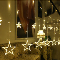 LEDs Christmas Lights For Home Bedroom Window Outdoor Party Holiday Decoration
