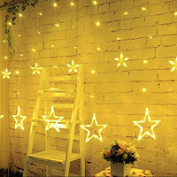 LEDs Christmas Lights For Home Bedroom Window Outdoor Party Holiday Decoration
