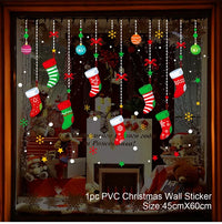 Christmas Window Sticker Merry Christmas Decorations For Home