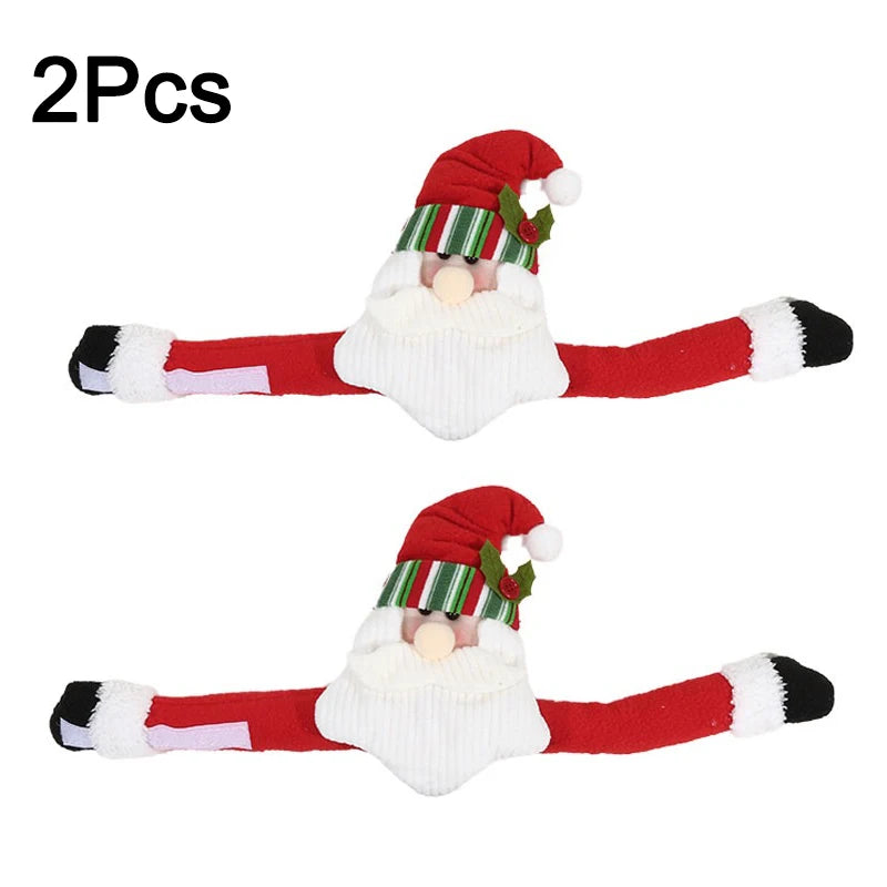 Christmas Curtain Clasp Santa Claus Snowman Curtain Buckle Lovely Tree Decoration