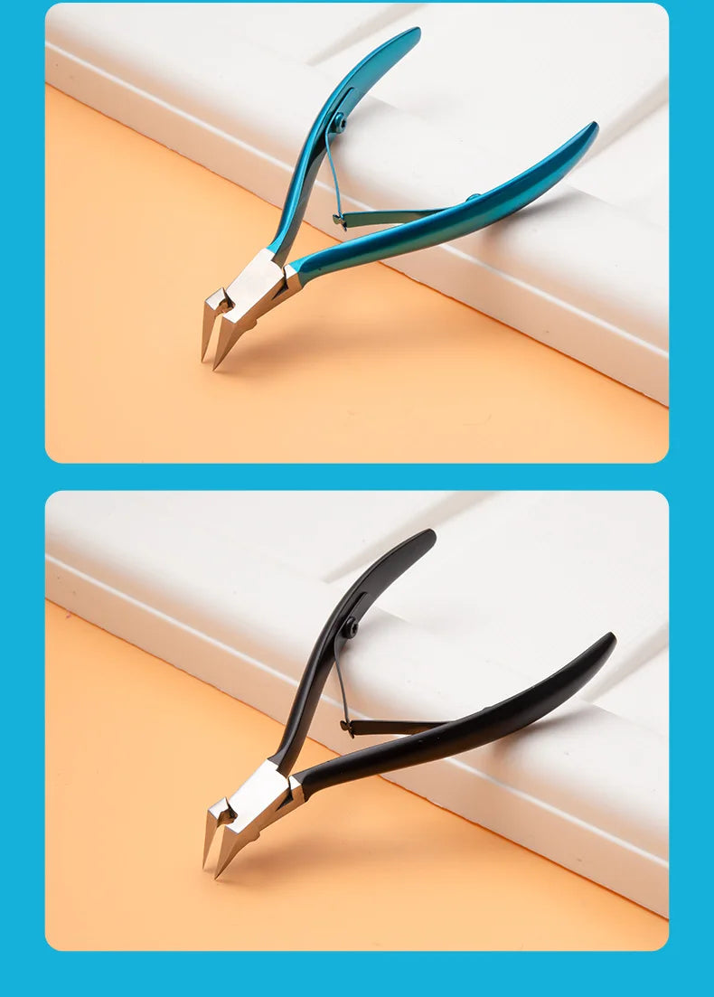 Thick Professional Podiatrist Toenail Nipper With Stainless Steel Supe