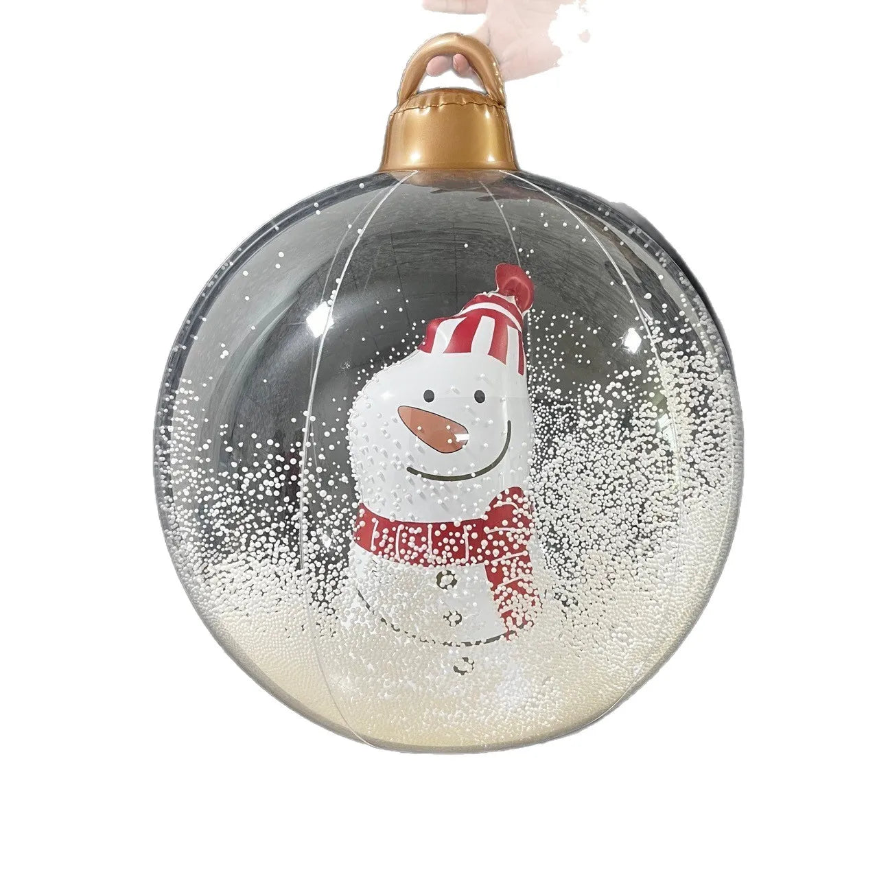 Inflatable Christmas Balls Xmas Style: Outdoor Yard Festive Decor, Party Supplies