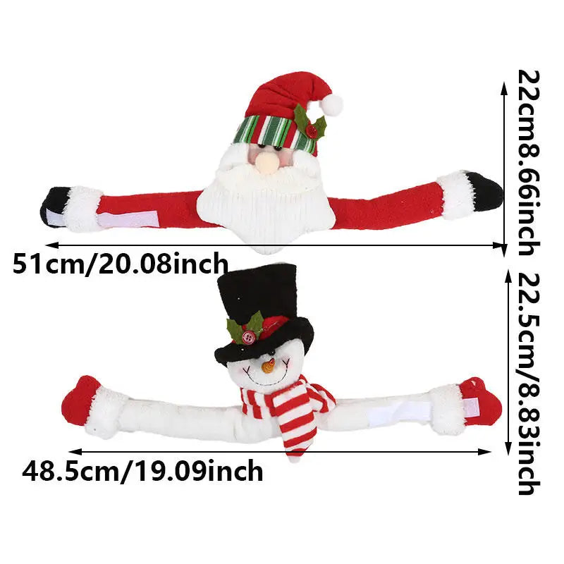 Christmas Curtain Clasp Santa Claus Snowman Curtain Buckle Lovely Tree Decoration