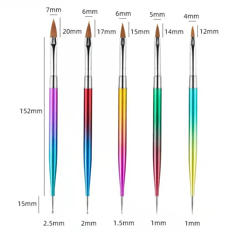 Nail Art Brush Design Tip Painting Drawing Carving Dotting Pen