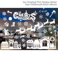 Christmas Window Sticker Merry Christmas Decorations For Home
