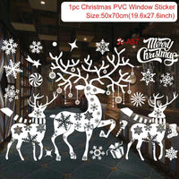 Christmas Window Sticker Merry Christmas Decorations For Home