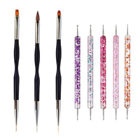 Nail Art Brush Design Tip Painting Drawing Carving Dotting Pen
