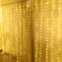 USB Power Curtain LED Light String Christmas Decoration for Hoem Bedroom