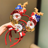 5-Pack Christmas Elements Hairband Set for Cute Girls