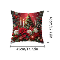 1pcs 2D Christmas Pillow Cover Xmas Party Decoration