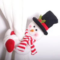 Christmas Curtain Clasp Santa Claus Snowman Curtain Buckle Lovely Tree Decoration
