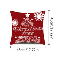 1pcs 2D Christmas Pillow Cover Xmas Party Decoration