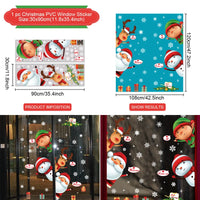 Christmas Window Sticker Merry Christmas Decorations For Home