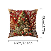 1pcs 2D Christmas Pillow Cover Xmas Party Decoration