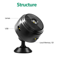 A9 Wifi Security Monitoring Wireless Remote Night Vision Video  Mini HD Camera