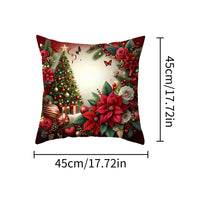 1pcs 2D Christmas Pillow Cover Xmas Party Decoration