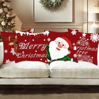 1pcs 2D Christmas Pillow Cover Xmas Party Decoration
