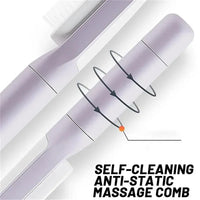 Telescopic Massage Cleaning Anti-static Rotatable Self Cleaning Hair Brush