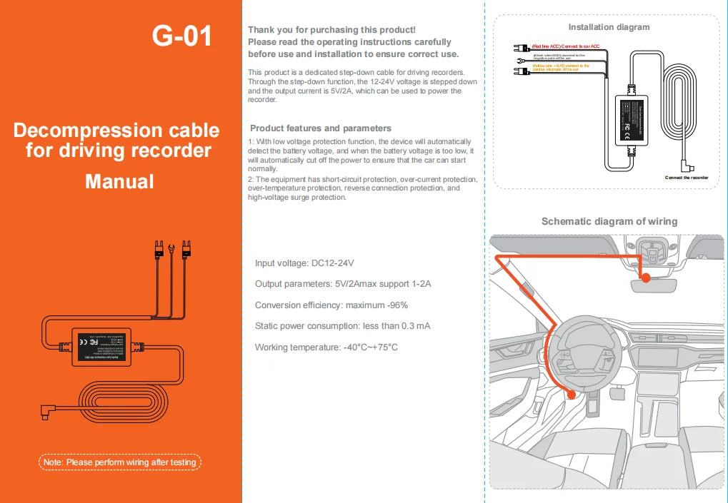 Car Dash Cam 4 Channel Black Box WiFi Driving  HD Camera