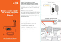 Car Dash Cam 4 Channel Black Box WiFi Driving  HD Camera