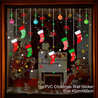 Christmas Window Sticker Merry Christmas Decorations For Home