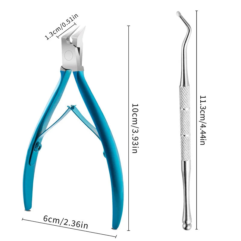 Thick Professional Podiatrist Toenail Nipper With Stainless Steel Supe