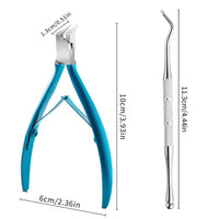 Thick Professional Podiatrist Toenail Nipper With Stainless Steel Supe