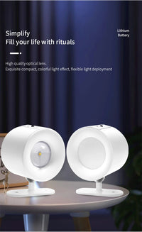 Led Double Head Wall Sconces light Touch Control Remote 360 Rotatable 3 Color Modes Wall Light